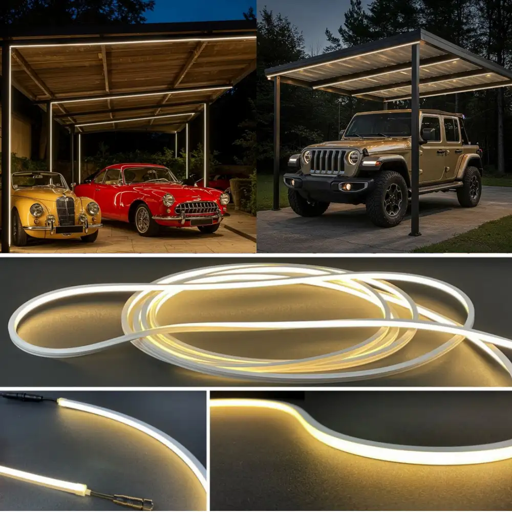  Silikon 24V LED Streifen 1 cm breit für Wegebeleuchtung