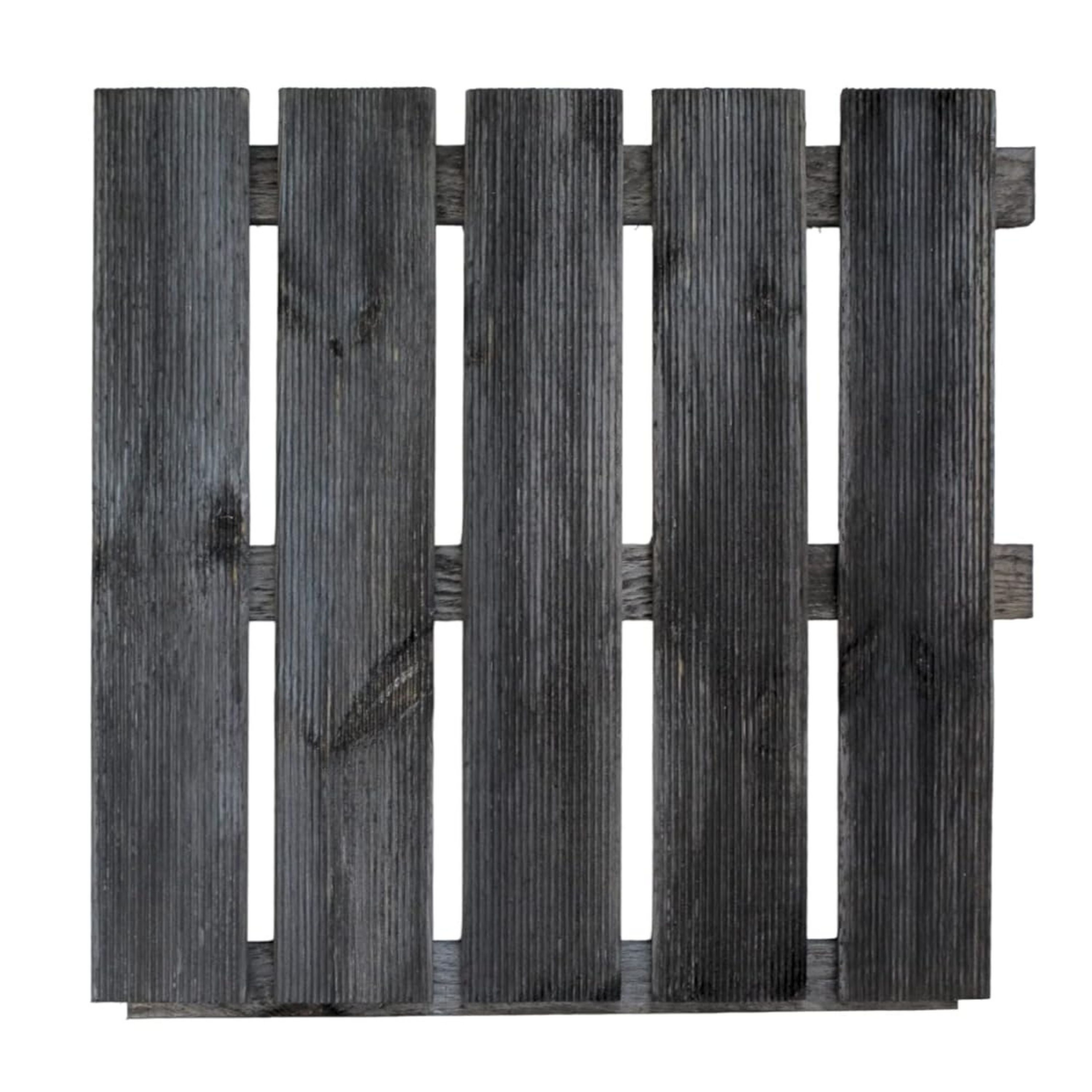 Terrassenfliese aus Kiefernholz GRAU imprägniert 50x50cm Holzfliese Balkonfliese Fliese Terrasse