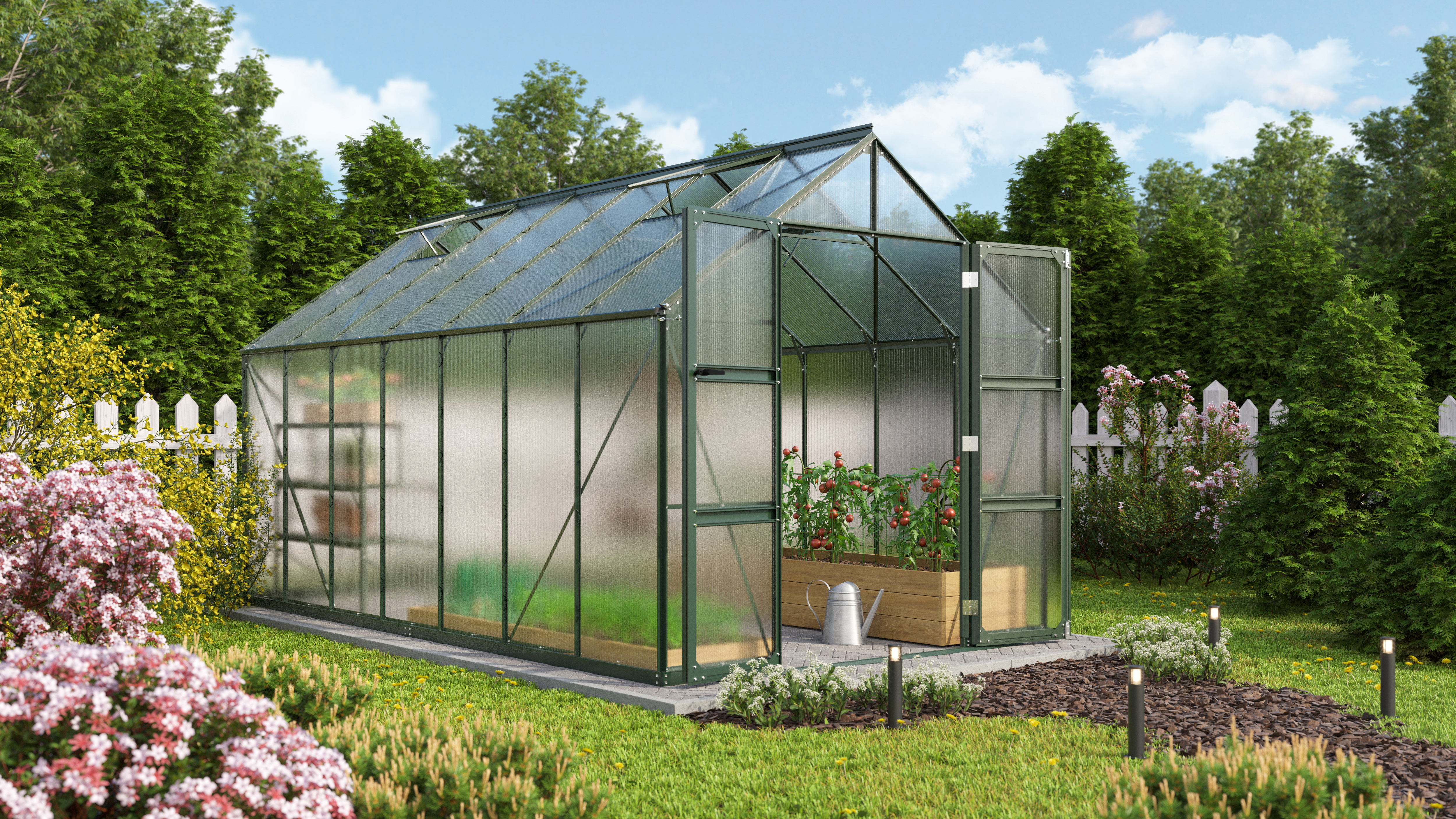 Gewächshaus Domus 11500 HKP6mm, smaragd