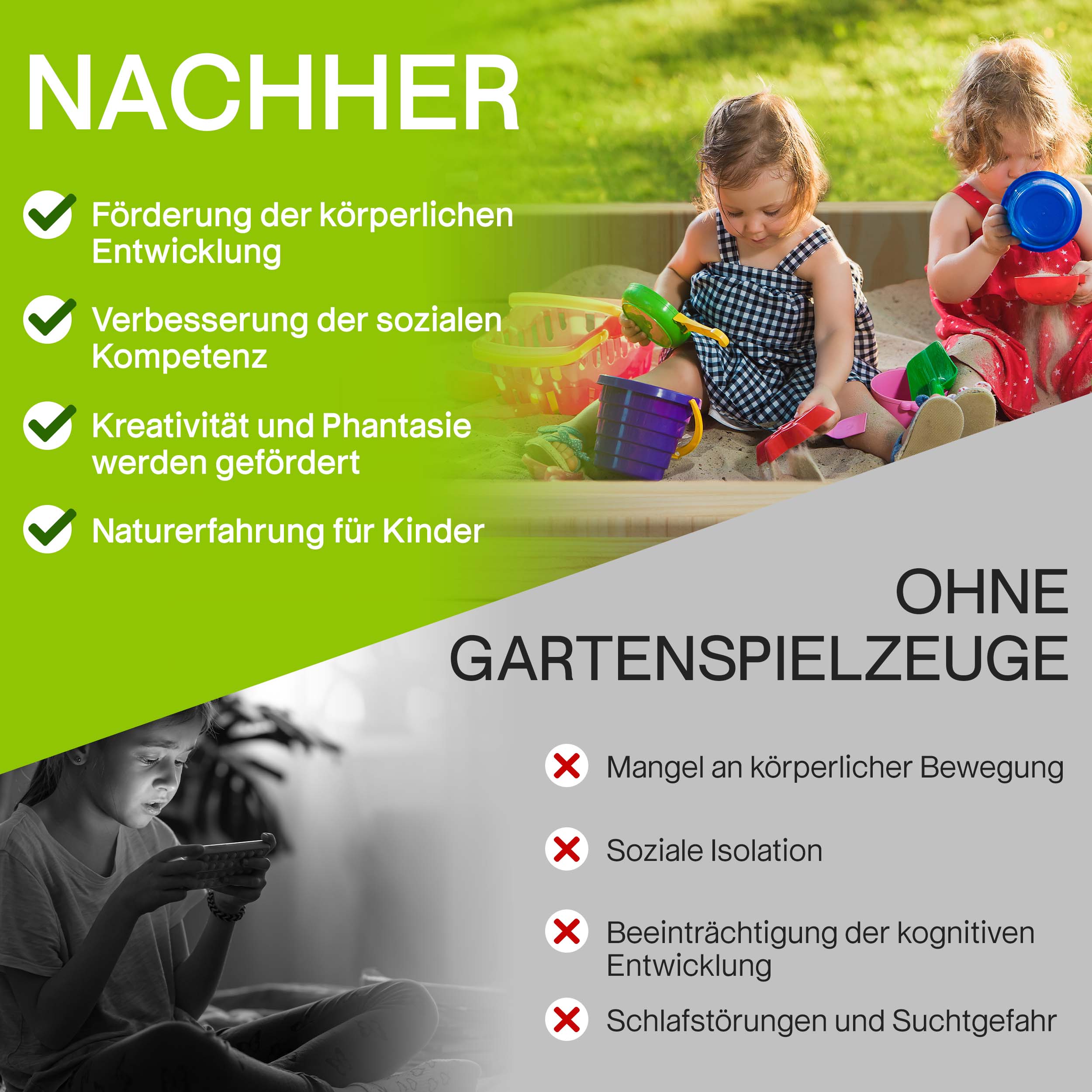 Sandkasten XXL Bär Bohlen aus Kiefernholz 60 mm imprägniert Sandkiste Buddelkiste Sandbox