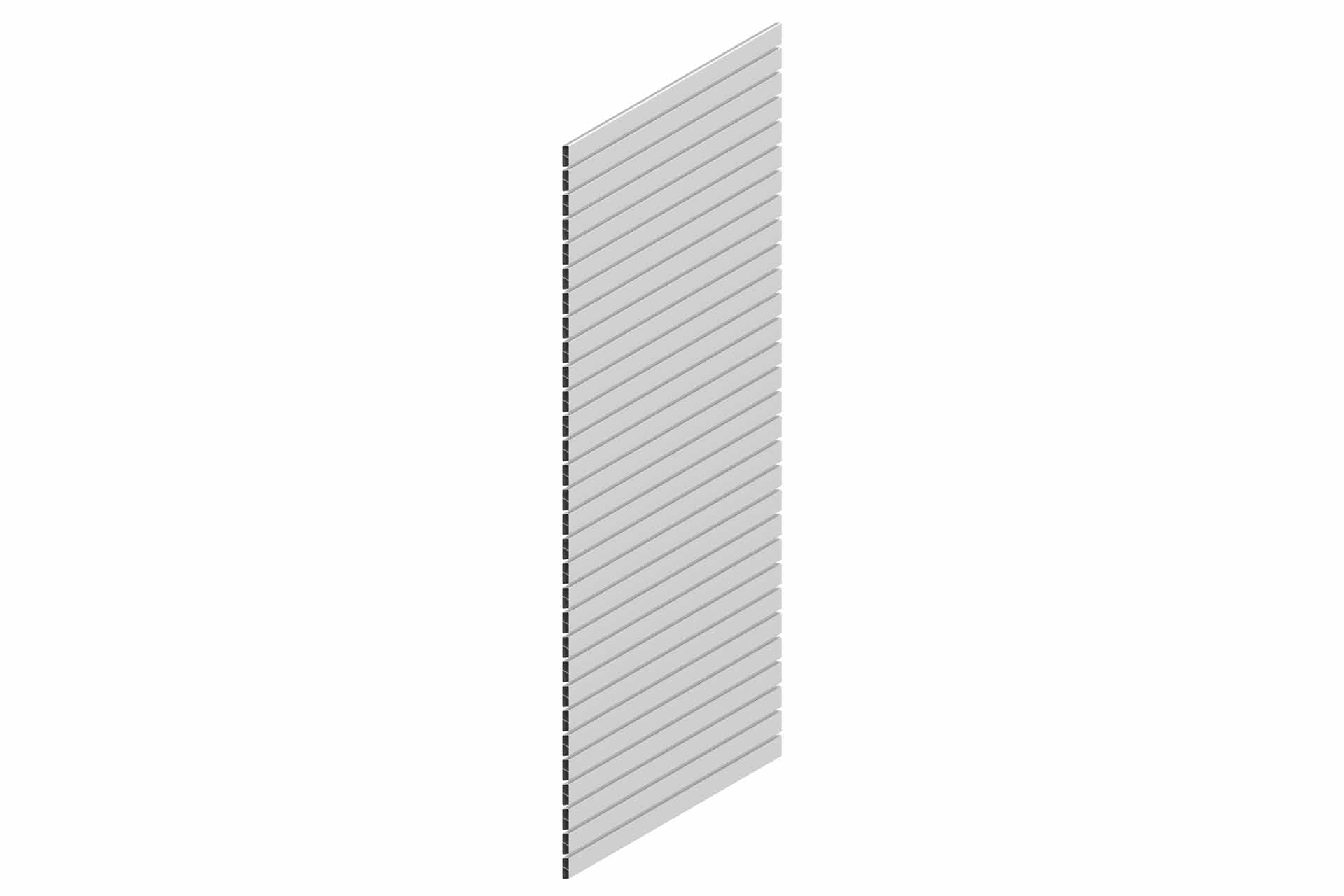 53145-W2 ALU Rhombuszaun 60x180 cm silber Sichtschutz