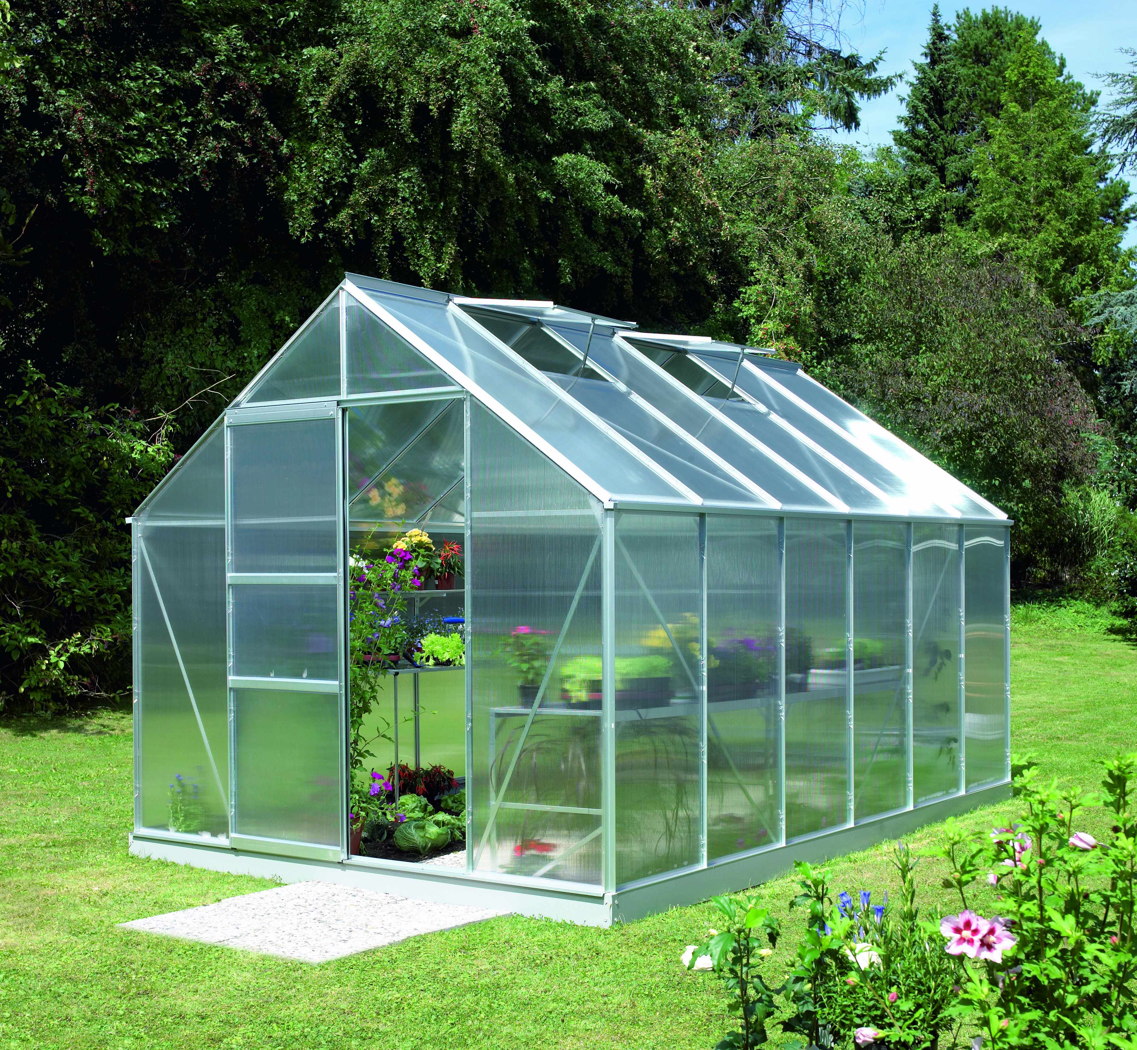 Gewächshaus Merkur 9900 HKP 6mm, alu