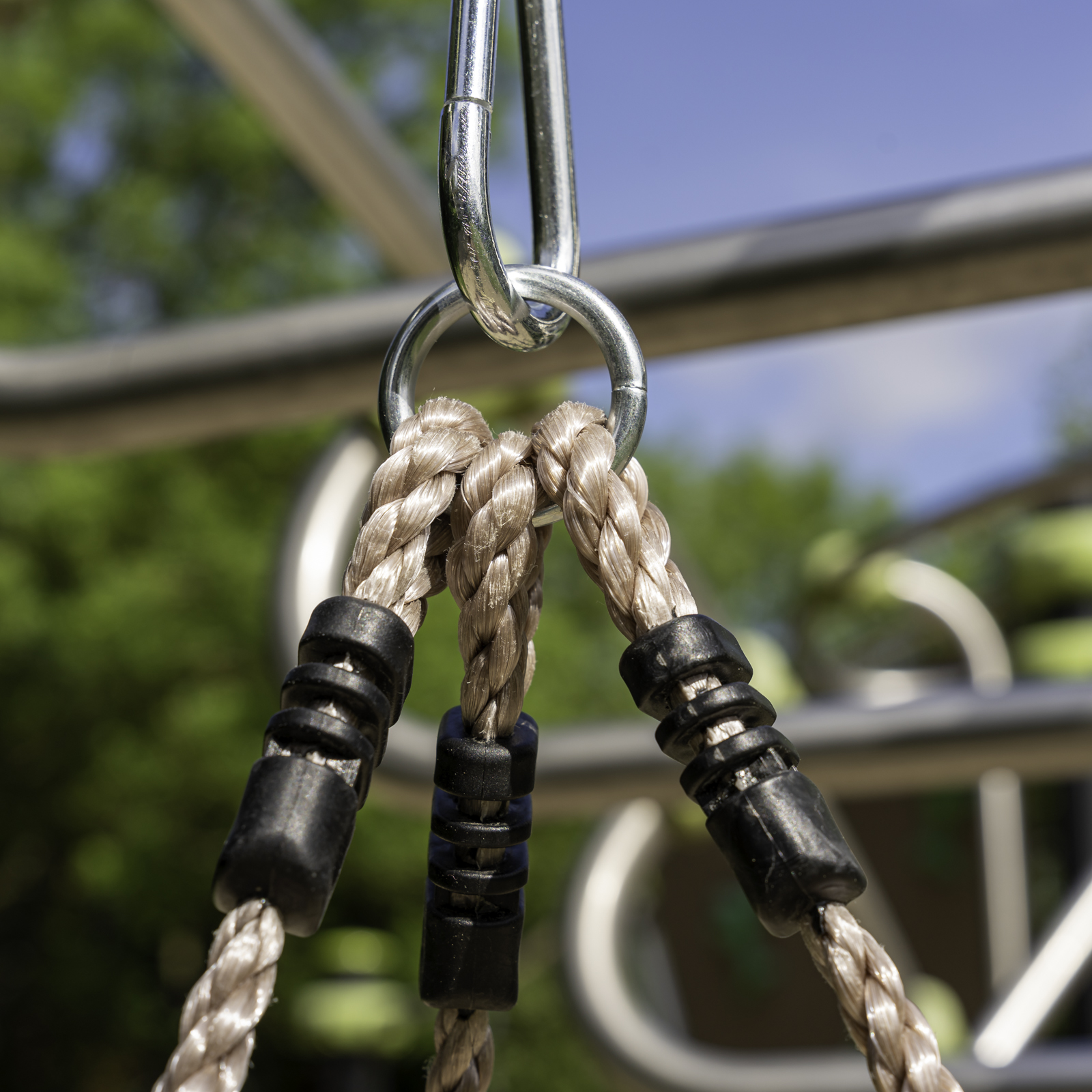 Strickleiter für Kinder Spielturm Klettern Leiter für Baumhaus Holzsprossen