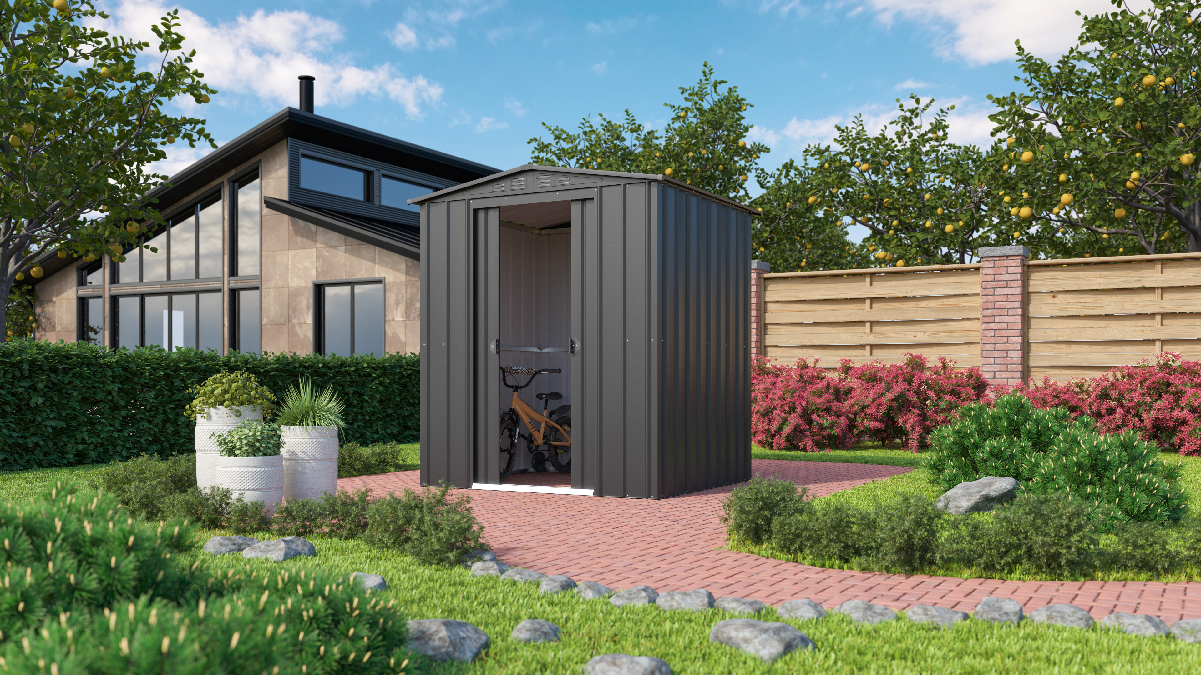 Gerätehaus Gartenmanager "Dream" 65, anthrazit