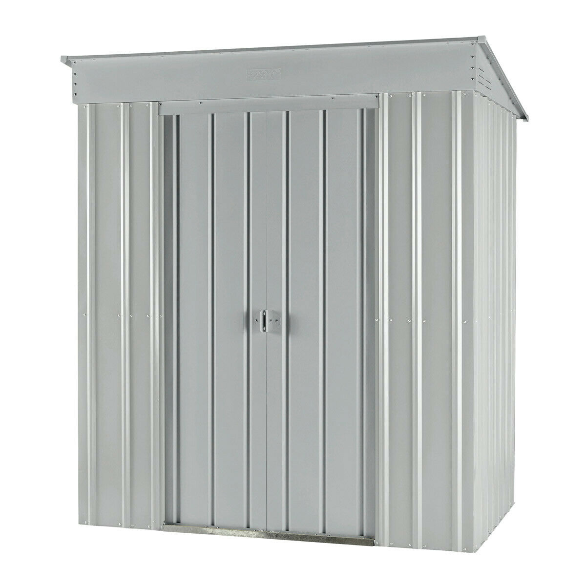 Gerätehaus Pultdach "Skillion" 64, silber metallic