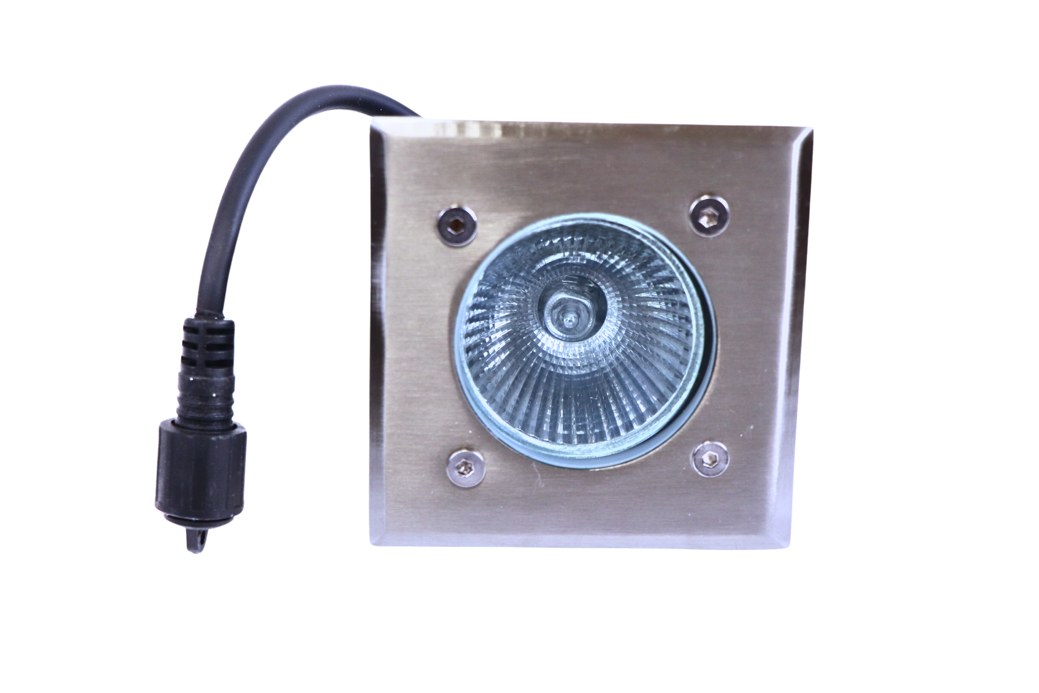 Easy Connect 65203 Edelstahl Einbaustrahler 10x10cm eckig kaltweiß IP67 Gartenbeleuchtung