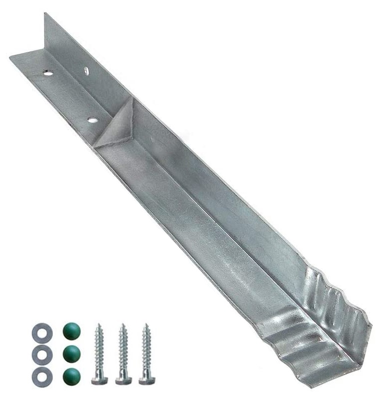 Winkelanker Winkelanker zum Einbetonieren für Spielturm und Schaukel feuerverzinkt 500 x 45 x 45mm