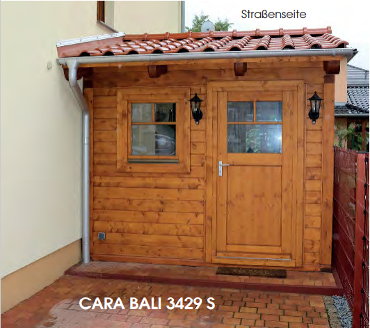 Cara-Bali-3429-S Premium Gartenhaus Cara Bali 3429 S