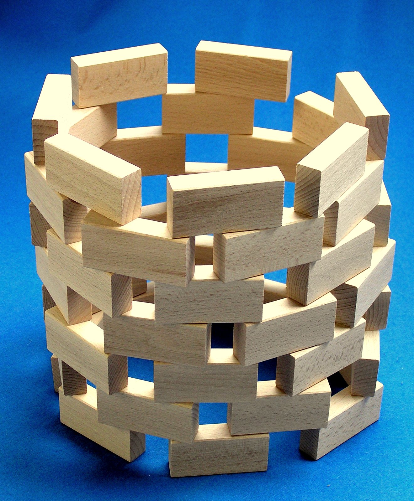 Beck Fröbel Bausteine (48, braun) 70 x 35 x 17,5 cm  60031