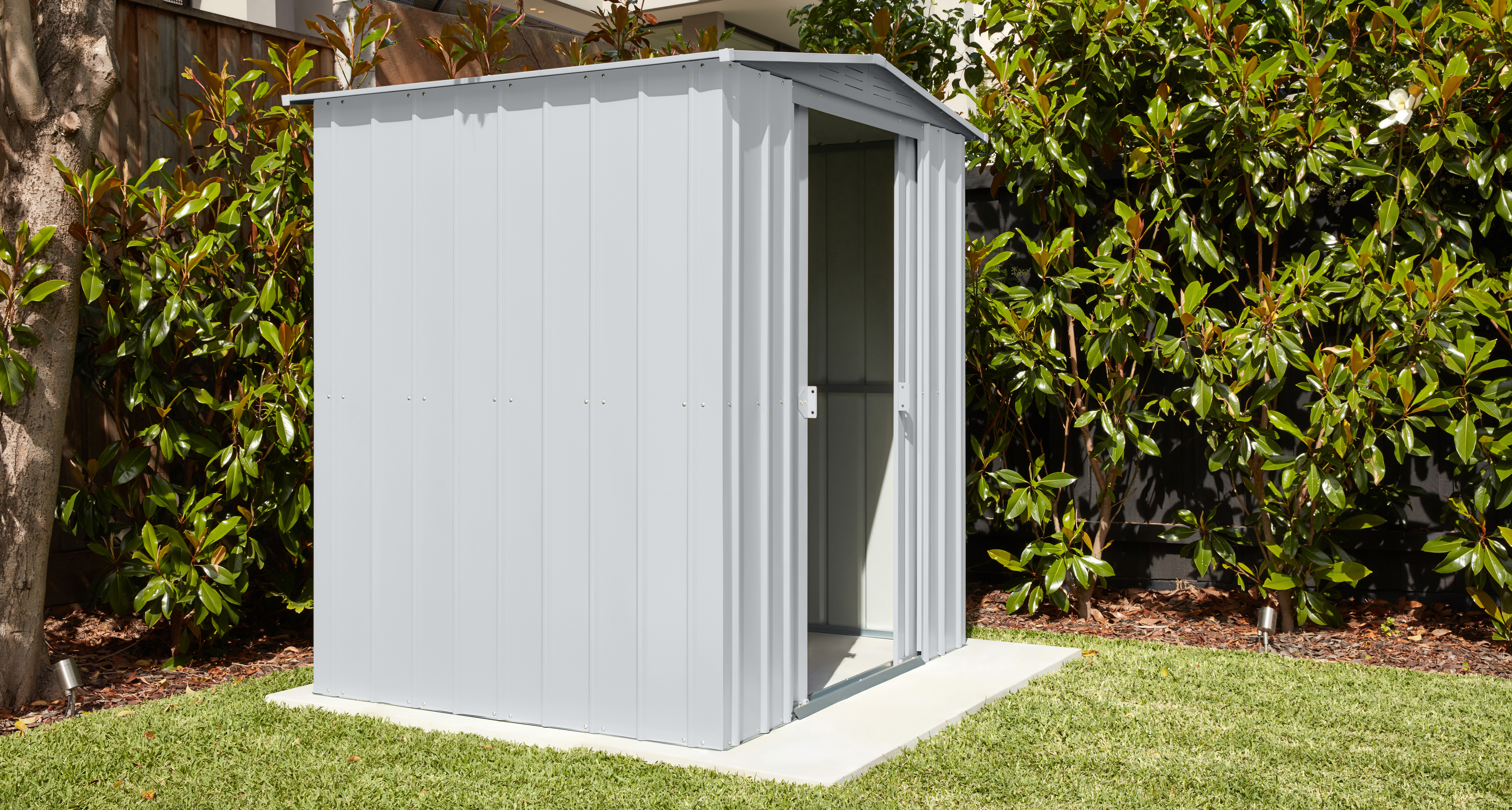 Gerätehaus Gartenmanager "Dream" 65, silber metallic