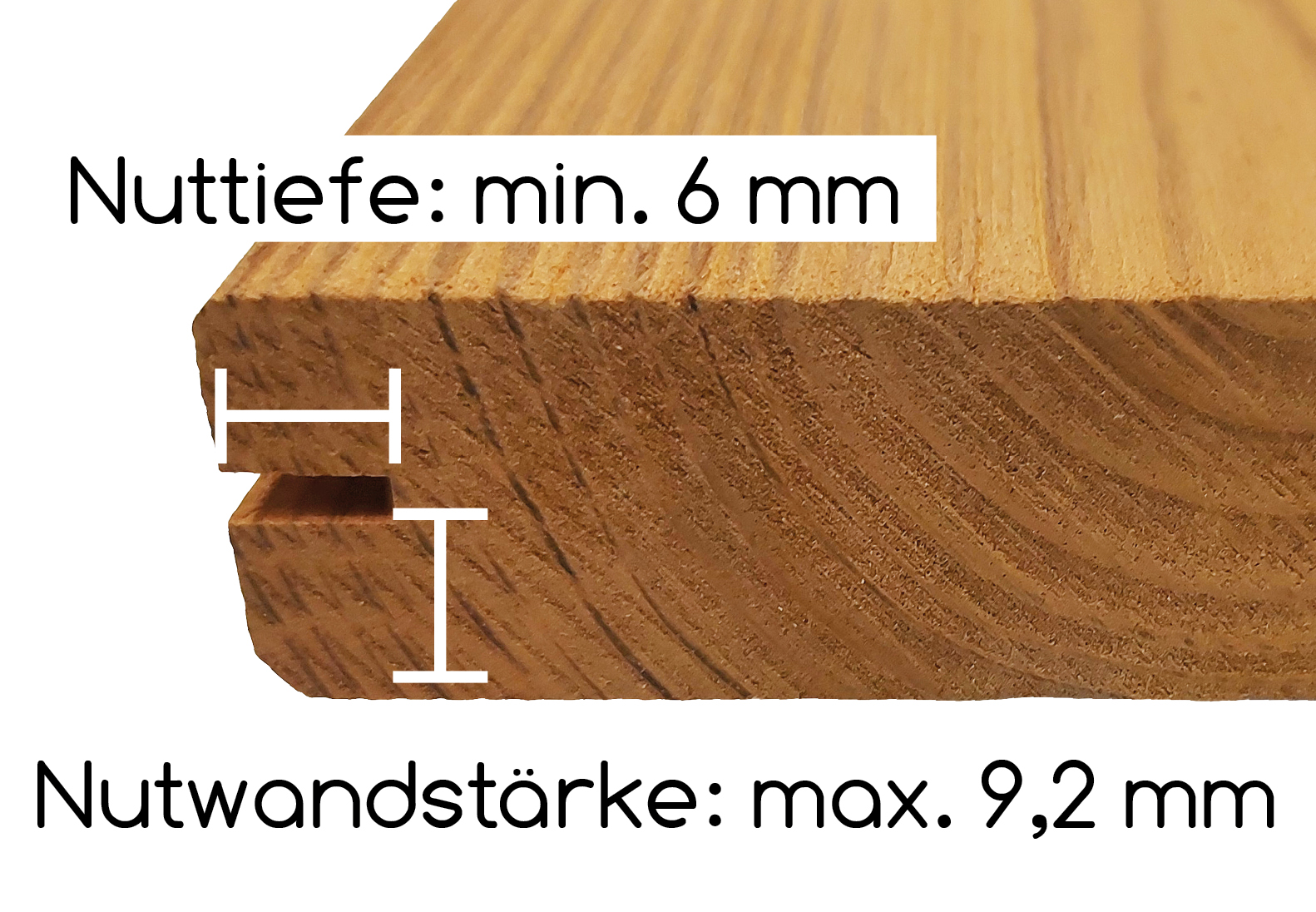 Terraflex-Pro-N6-Nut Terraflex PRO N6 für Alu-UK mit Bohrschraube C1 4,2 × 33 mm; 120 Stück