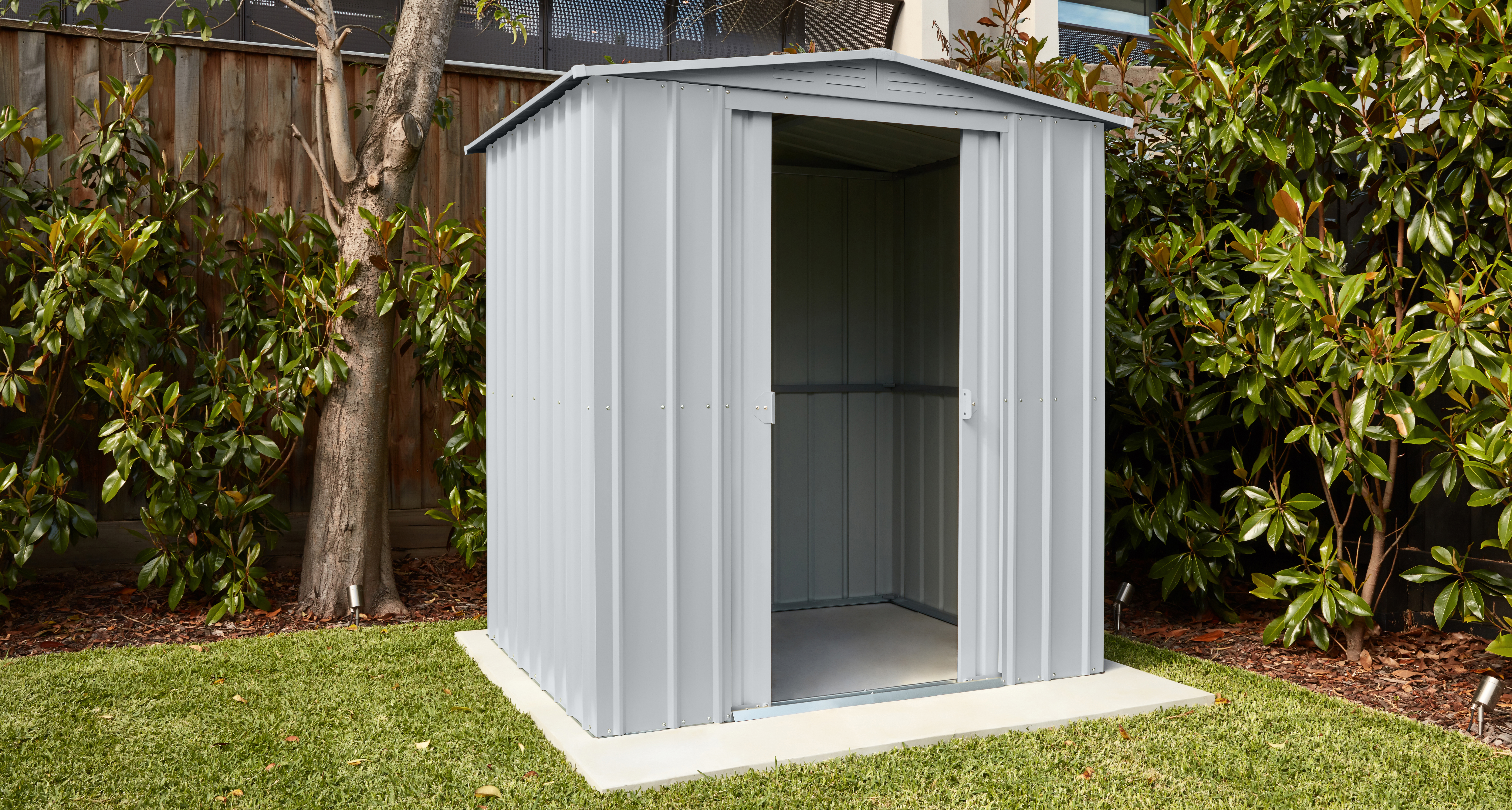 Gerätehaus Gartenmanager "Dream" 65, silber metallic