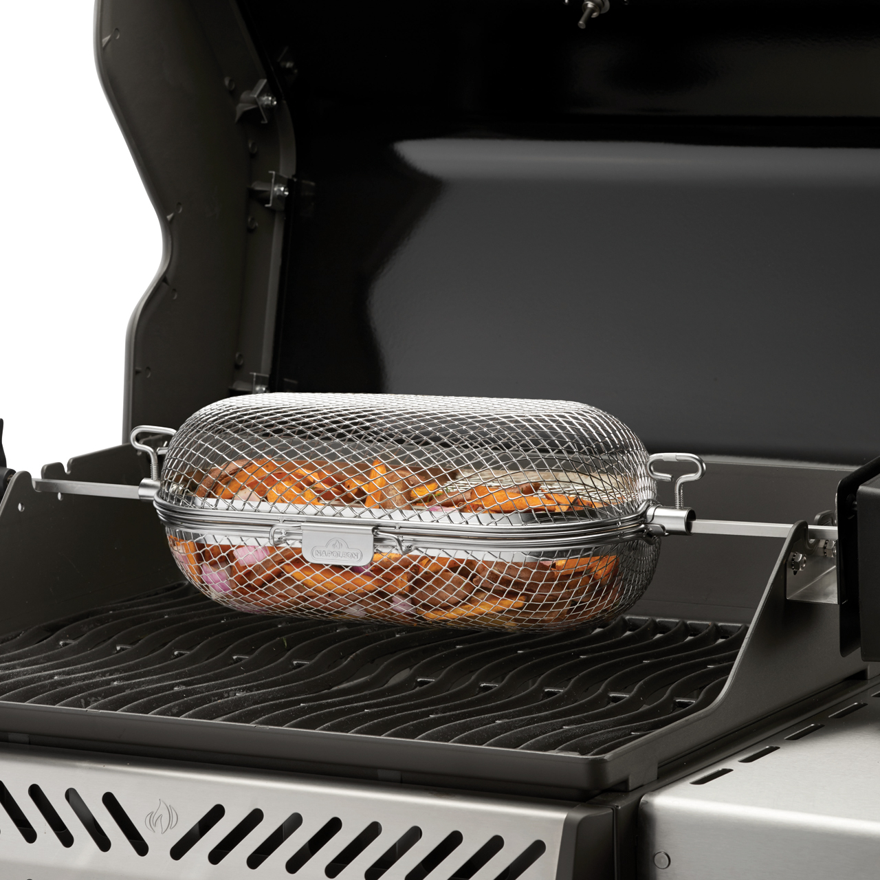 Edelstahl Rotisserie Korb 2