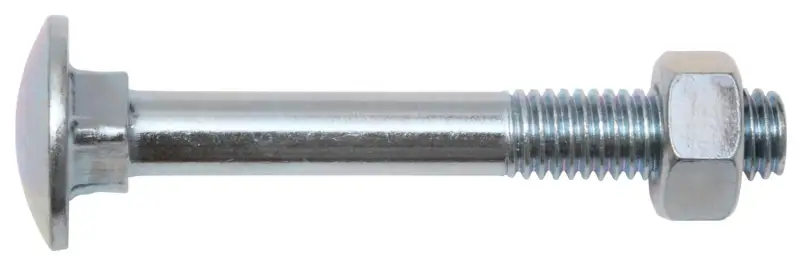 Flachrundkopfschrauben mit Mutter 6x50 (Stahl verzinkt (1 Stück) - 223 6 50 78)