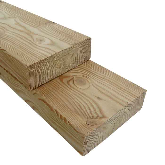 A-joda-konstruktionsholz-schnittholz-laerche-45x142mm Massive Terrassendielen Lärche 45x142x6000 mm 4-seitig glatt Glattkantbohlen