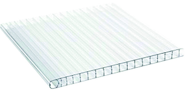 doppelsteg-opal Terrassenüberdachung mit Polycarbonat