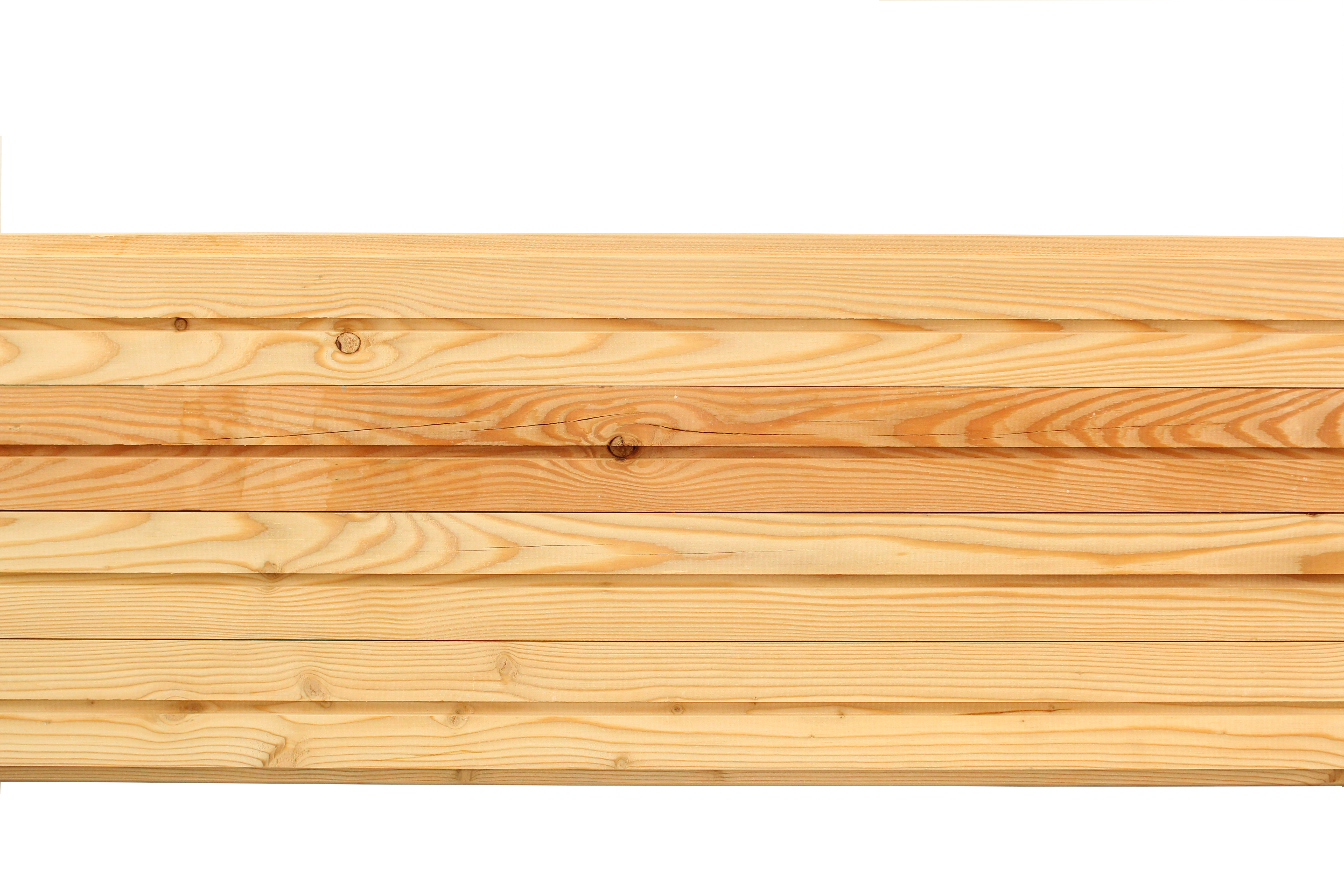 Rhombus-Profil-20x95-Ruckseite Fassaden Profil Rhombus 28x95 mm mit Nut und Feder Lärche naturbelassen Länge