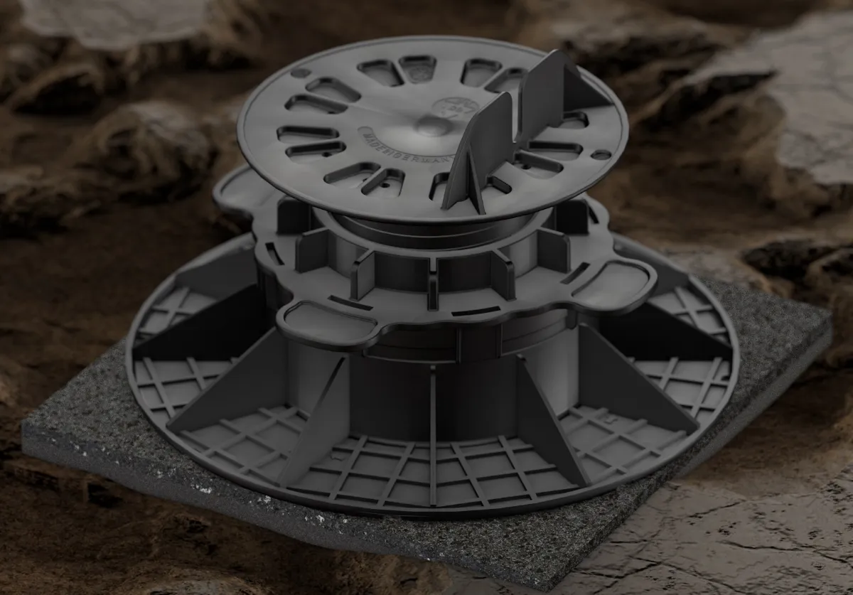 Weichschaumpad 200x200x10 mm PP Ausgleichspad bis 7mm selbstklebend für Stelzlager 1 Stk.