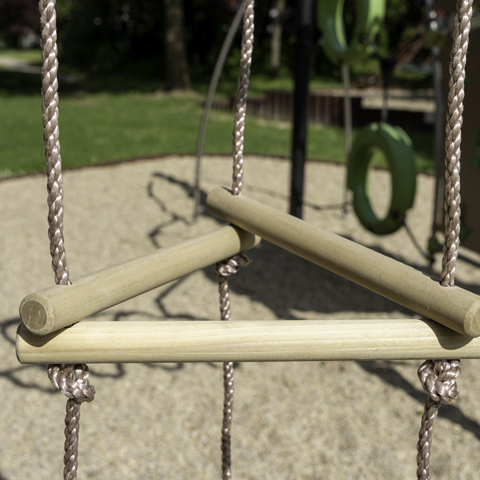 Strickleiter für Kinder Spielturm Klettern Leiter für Baumhaus Holzsprossen