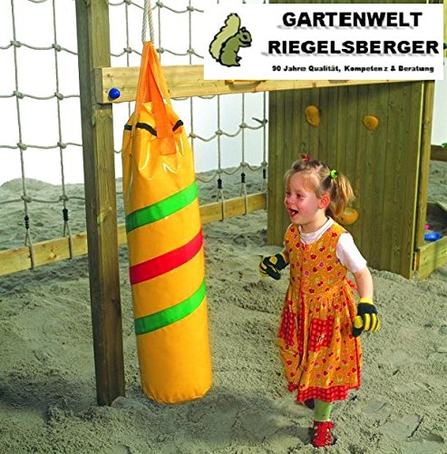 Sandsack Boxsack GELB 80 x 22 cm Seillänge 200 cm