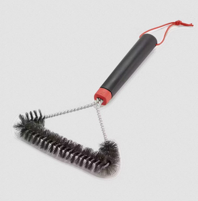 Weber-Dreiseitige-Grillbuerste-30-cm Weber Dreiseitige Grillbürste, 30 cm