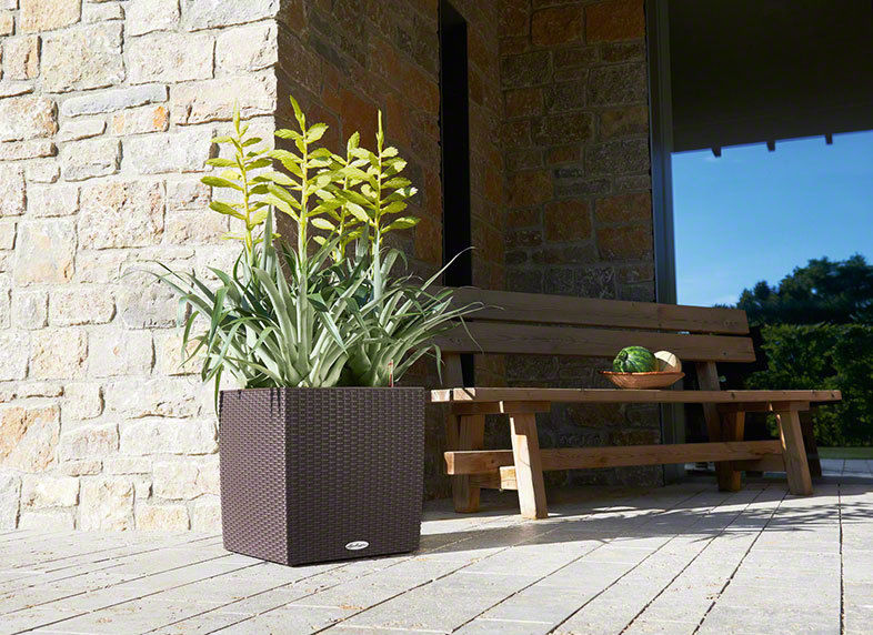 Lechuza-Blumentopf-Pflanzgefass_2 Lechuza CUBE Cottage 50 mokka Komplettset