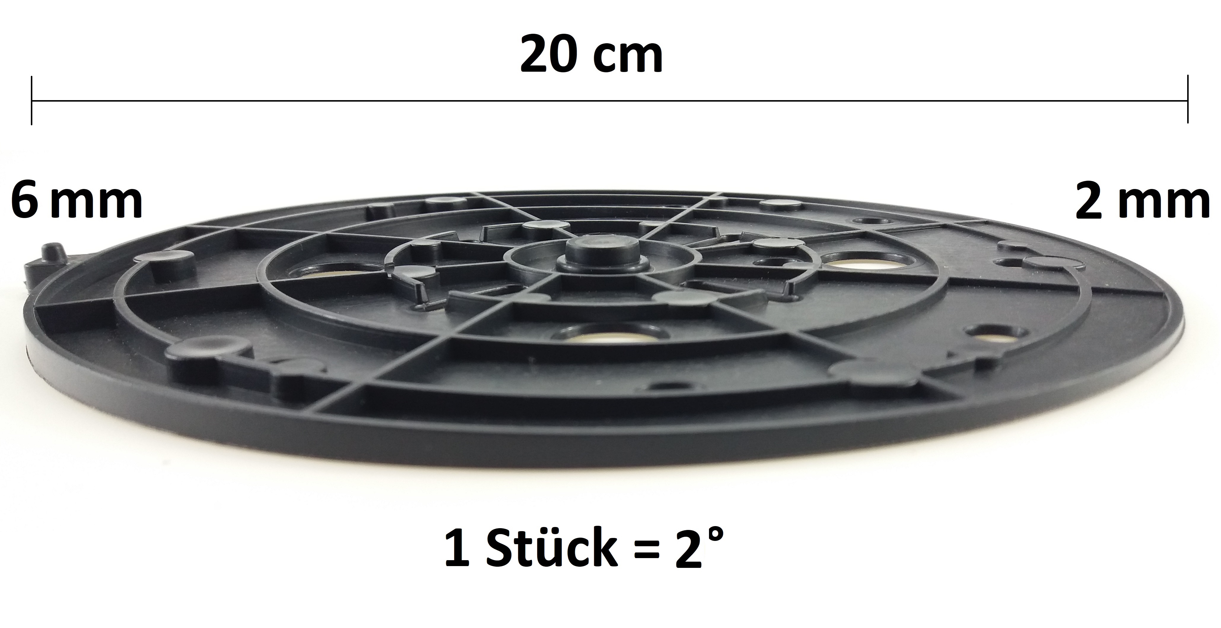 20Uxpx06x79Lxd Gefälleausgleichsscheibe Basic 2° stapelbar Gefälleausgleich