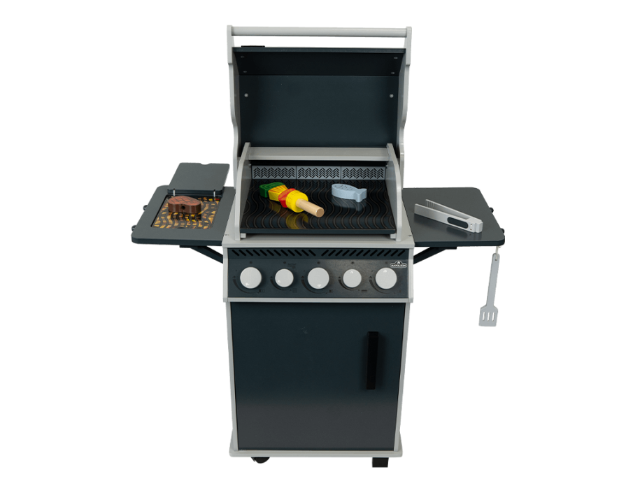 Napoleon-Kids_BBQ_1 Rogue® 425 Napoleon KIDS-Grill Sicherer Holzspielzeug-Grill für Kinder ab 3 Jahren