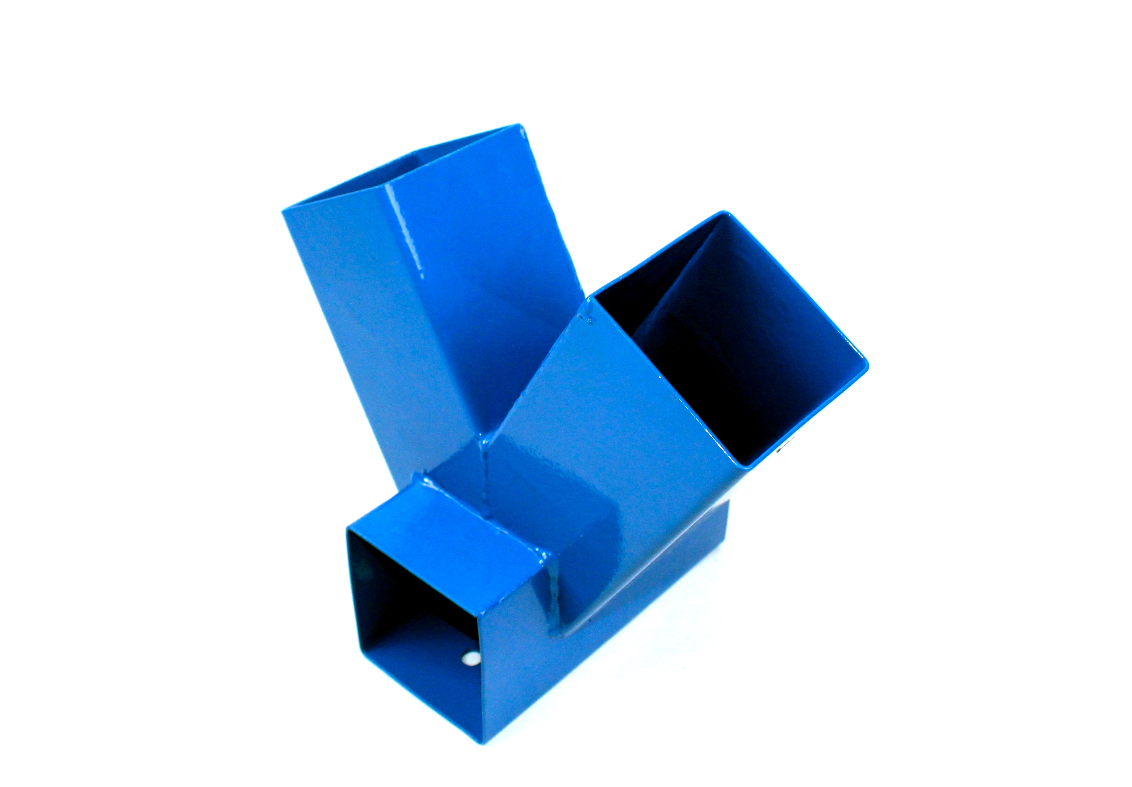 Schaukelverbinder 92x92x92 mm Rohrverbindungsstück Stahl für Kantholz 9x9 cm
