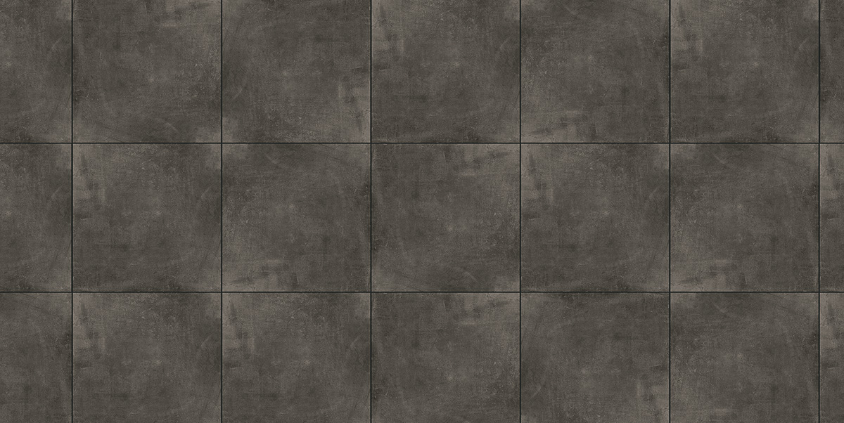 SUPER HARD KERAMIKPLATTE CEMENTO BLACK 60x60x3 cm FEINSTEINZEUG MODERN 15,84 m², 44 STK.