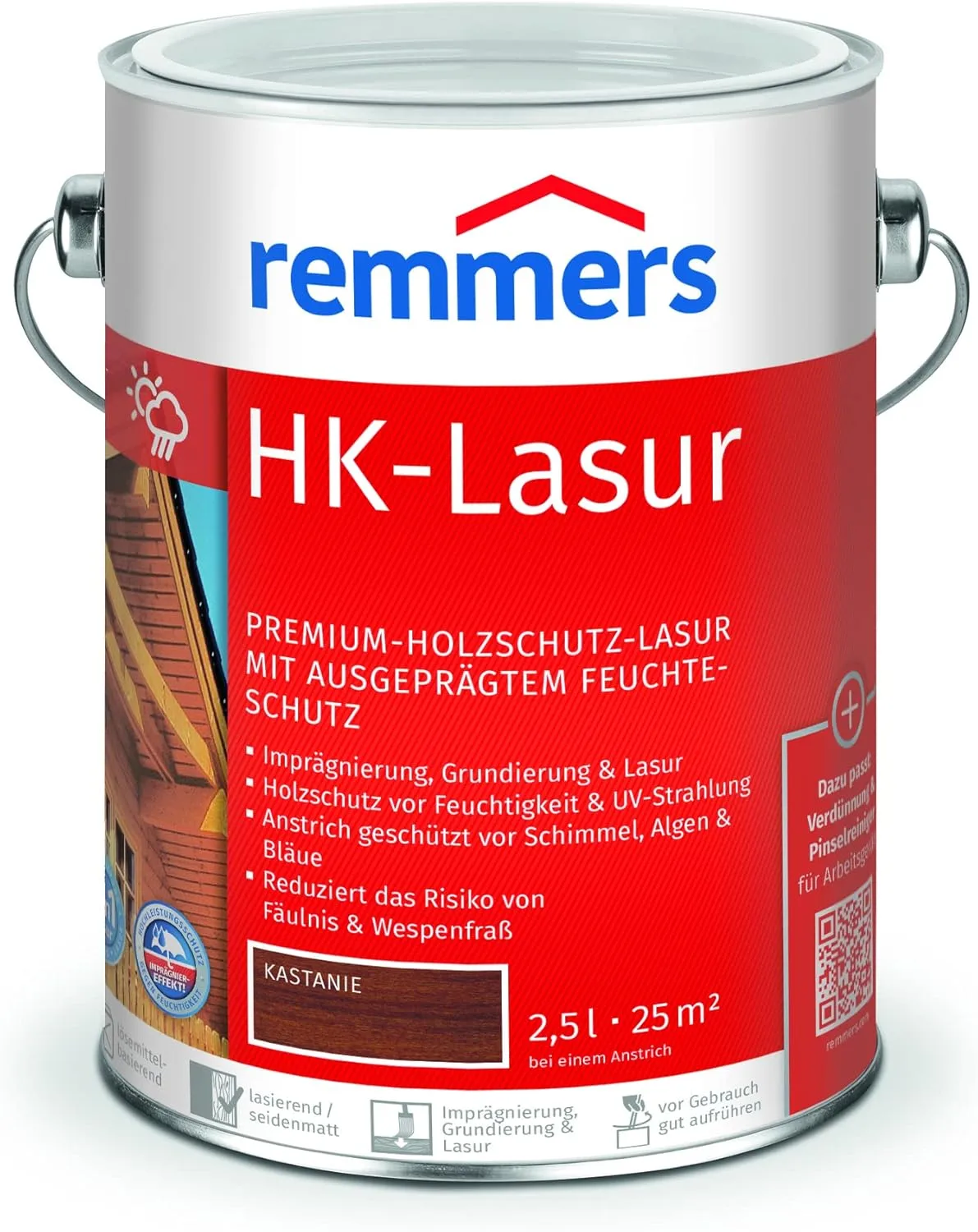 Remmers HK-Lasur kastanie (RC-555) 2,5l Remmers HK-Lasur kastanie (RC-555) 2,5l