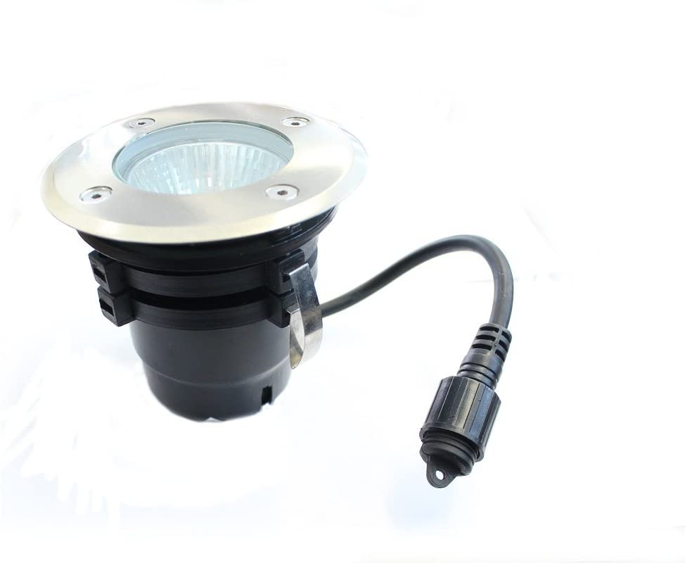 Easy Connect 65202 Einbau-Licht rund max. 20 Watt d=110mm Halogen Terrassen-Einbaustrahler