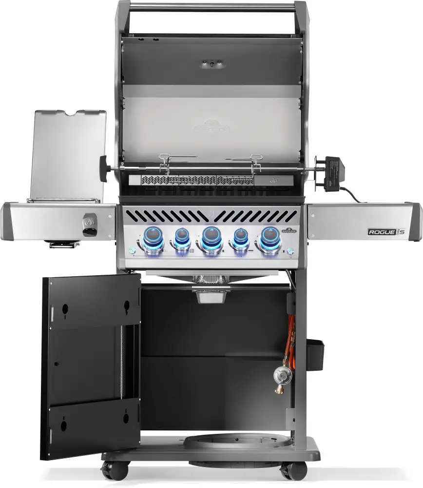 Napoleon Rogue PRO-S 425 Gasgrill schwarz inkl. Drehspieß