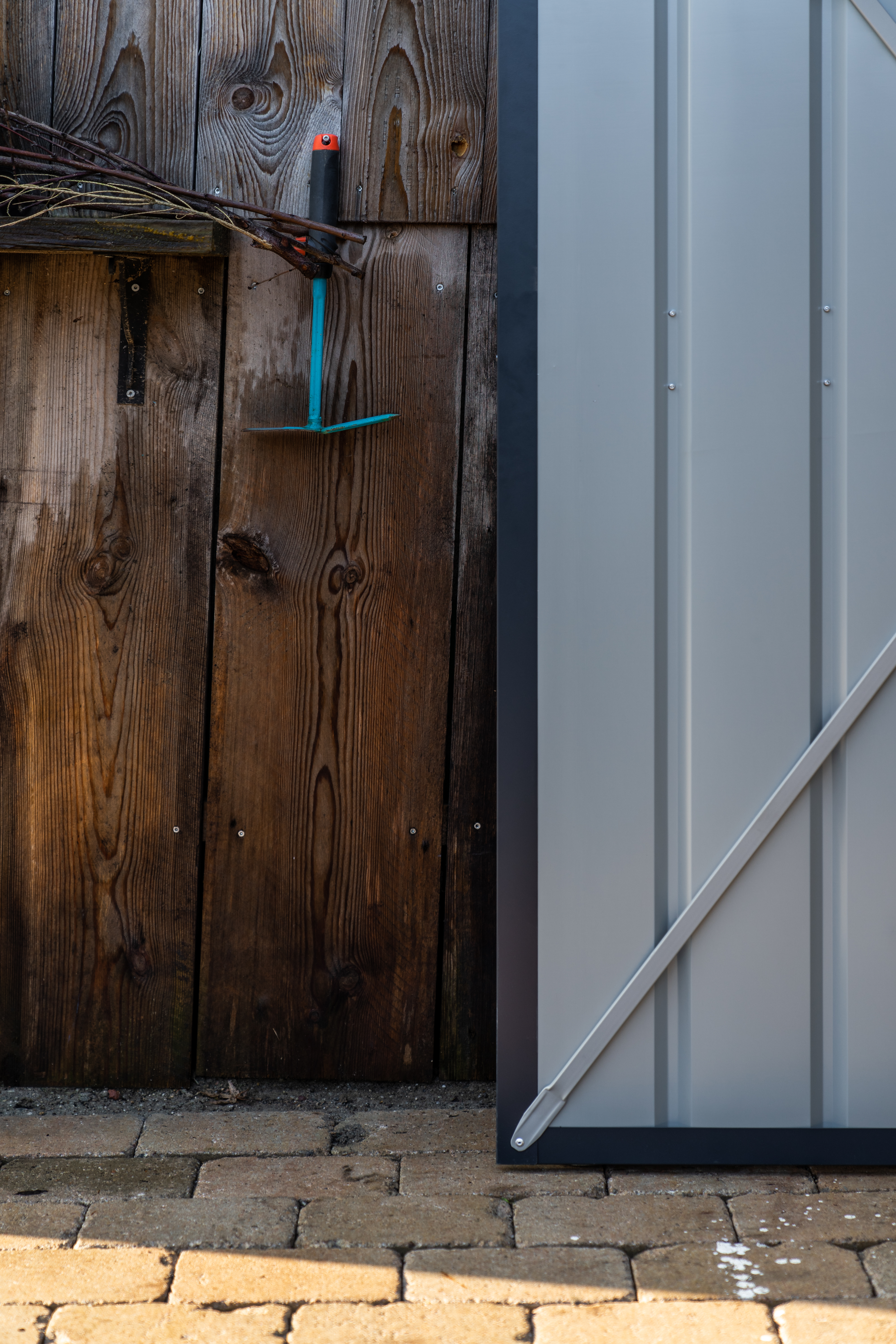 Gerätehaus Wand-Zierde „LeanTo“ 56 H178, anthrazit