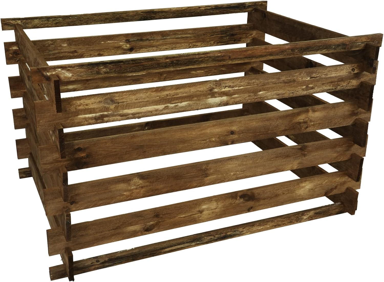 Holzkomposter Kiefer imprägniert mit Stecksystem Kompostsilo Steckkomposter