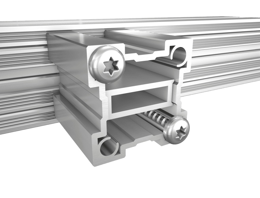 90° Verbinder 47 mm Construct Universal für Aluschiene 45x45 mm