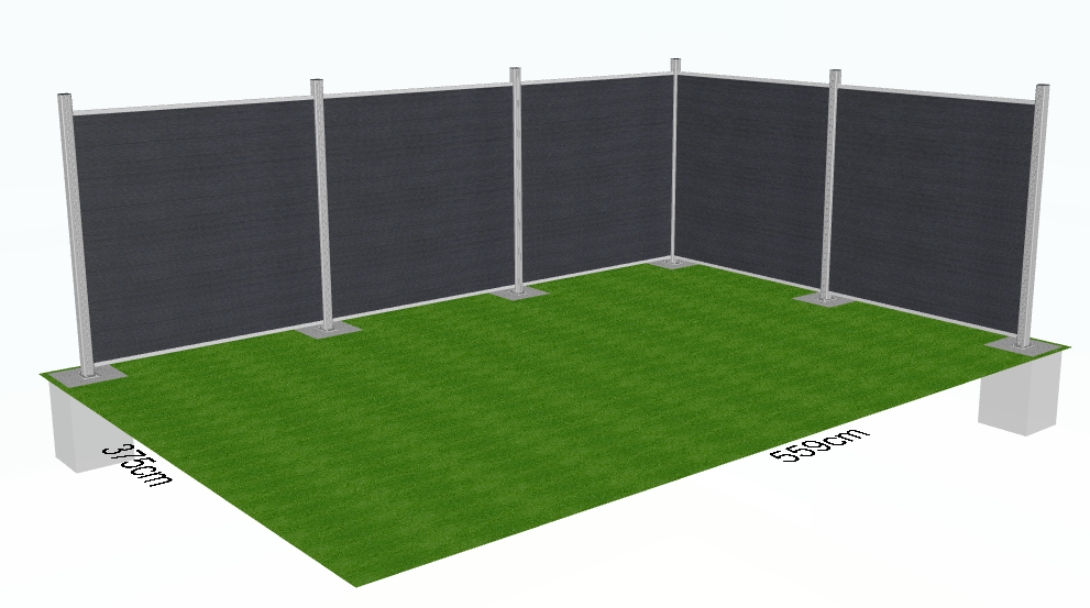 ecke_silber_festschraubenaNJXCu7uSRAYA WPC-Steckprofile PROTEC, 4er-Set 180x21x2 cm basalt-grau co-extrudiert (mit Schutzschicht)