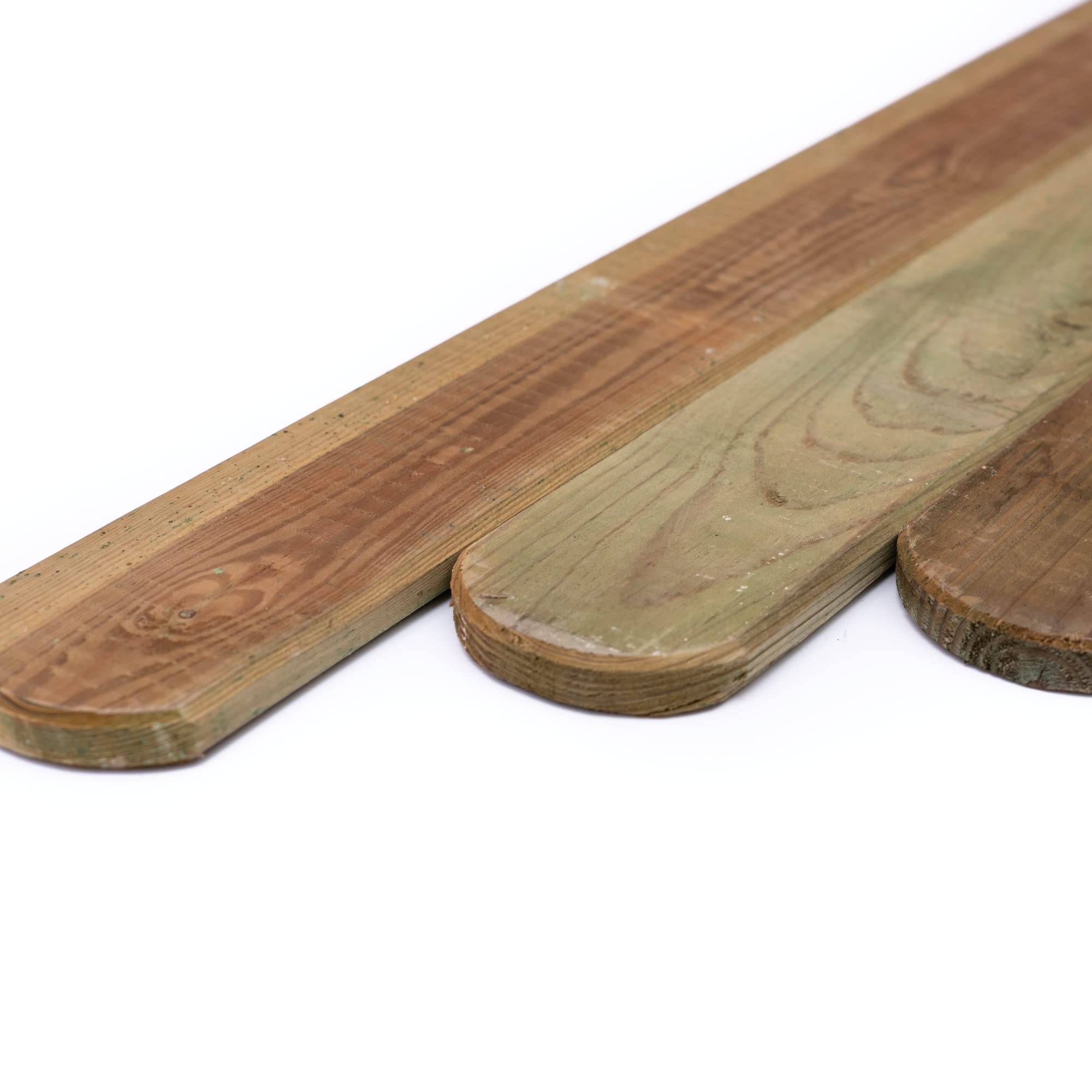 614MGAFgYAL Zaunlatten Kiefer imprägniert Holz Zaun Latte Stakete Zaunbrett Typ A (16x90 mm) |