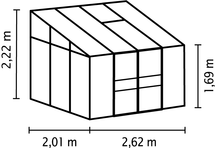SK_GWH_Osiris_5200_40002179_40002180_40002374_40002170_40002171_40002377_40002511_40002504_40002505 Gewächshaus Osiris / Ida 5200 ESG/HKP, smaragd