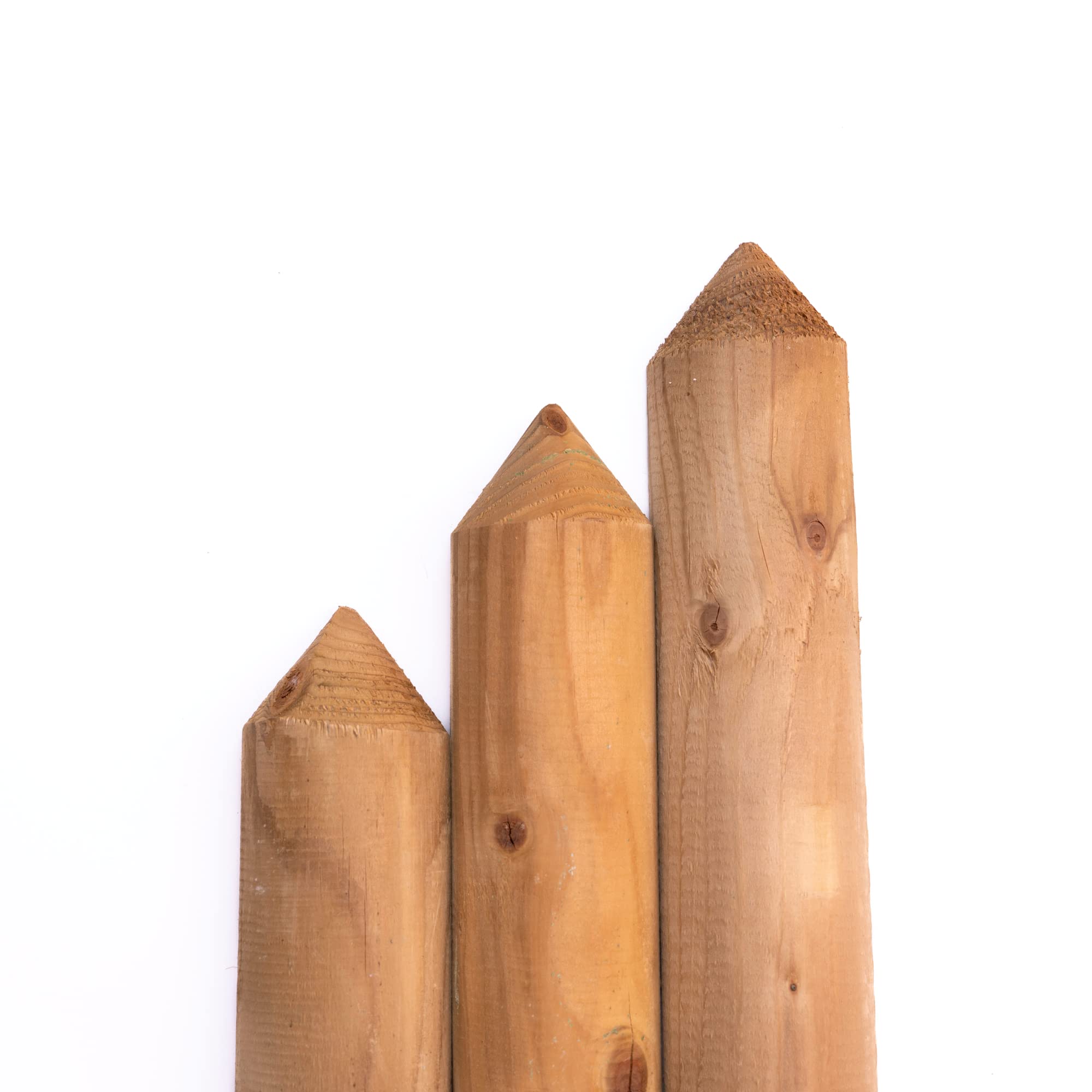 61G3bBhkvQL Zaunlatten Kiefer imprägniert Holz Zaun Latte Stakete Zaunbrett Typ C (27x60 mm) |
