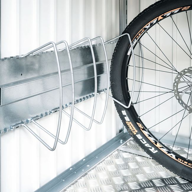 Fahrradständer bikeHolder für (Gerätehäuser und HighBoard, Set für 3)