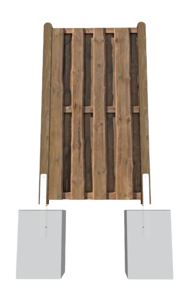 90x180v0DjtgQ6JqfqR Sichtschutz NATURA Bohlen-Zaun 90x180 cm Kiefer KDI braun