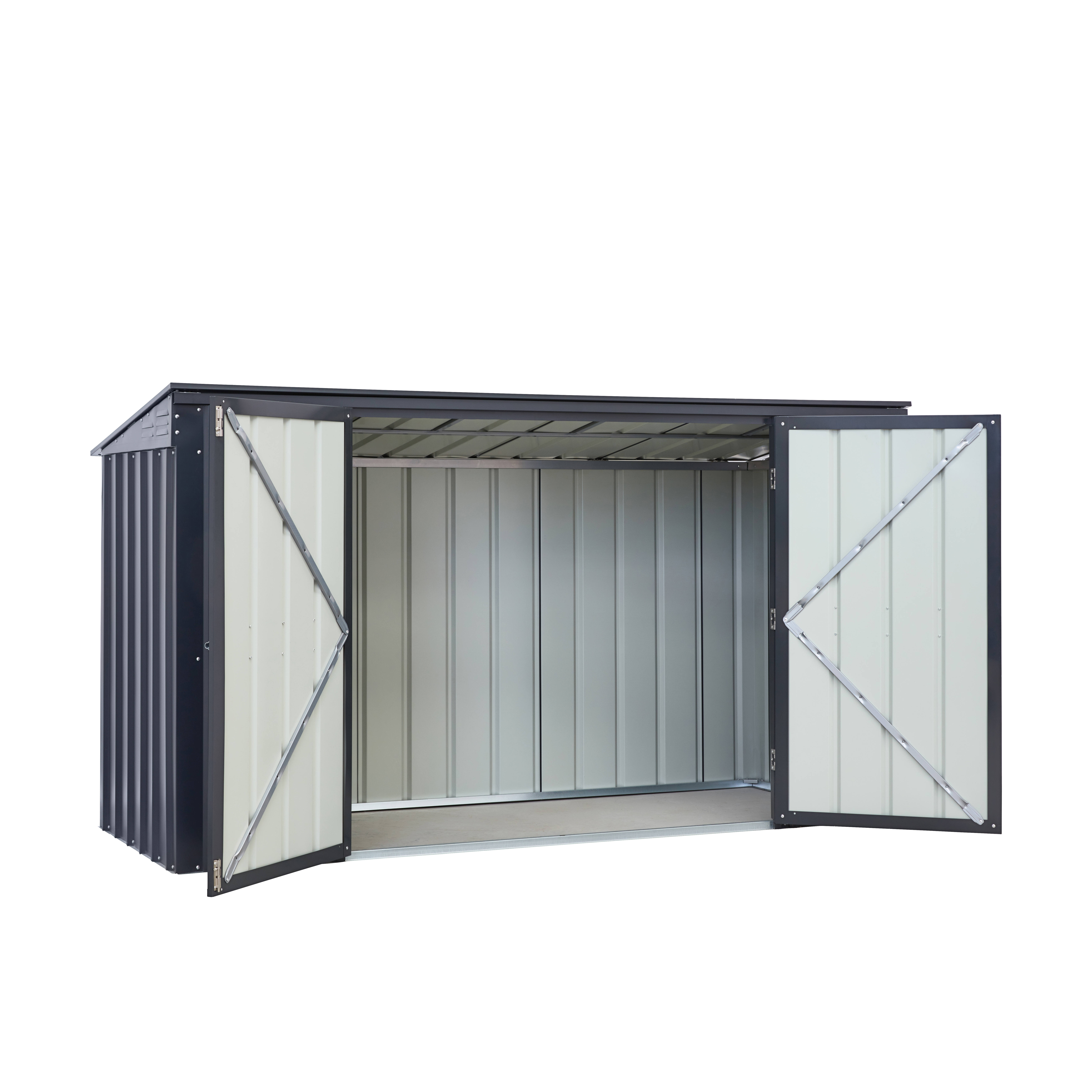 MGH_TonnenDepot_Easy_73_anthrazit_40003254_FS_06 Mülltonnenbox Tonnen-Depot „Easy“ 7x3 - 3bins
