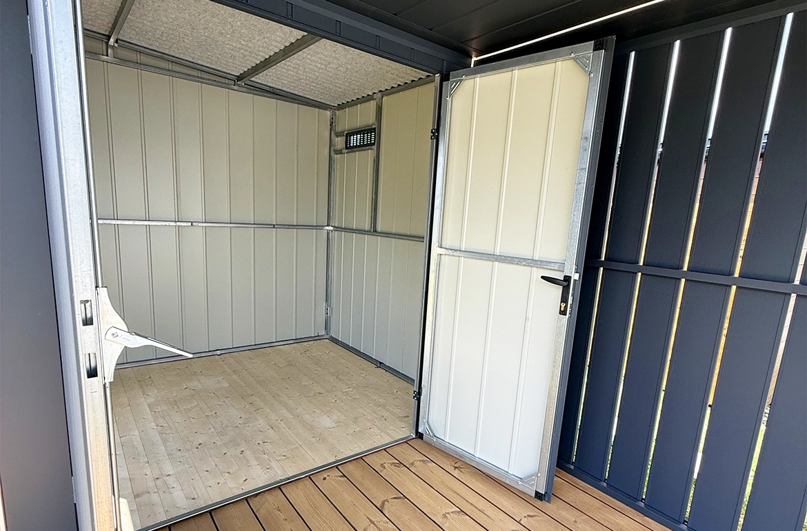 SCHUMACHER Moderner Gartenhaus mit Terrasse