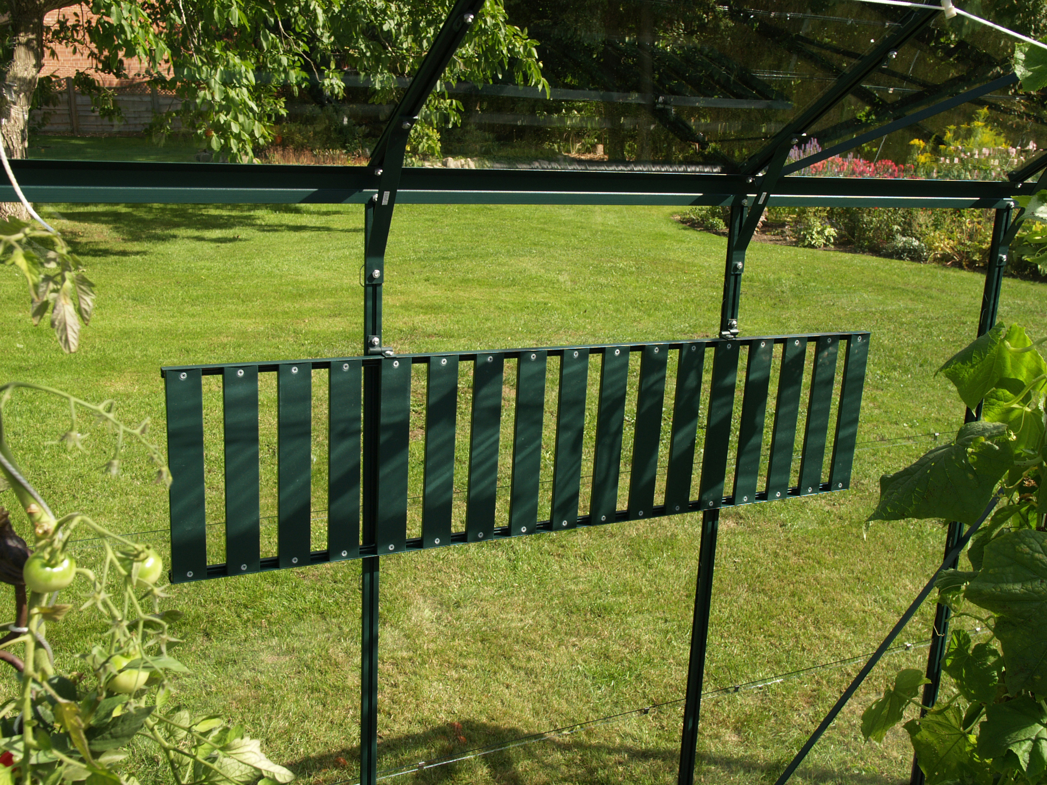 Aluregal, abklappbar, Smaragd, 120x30cm