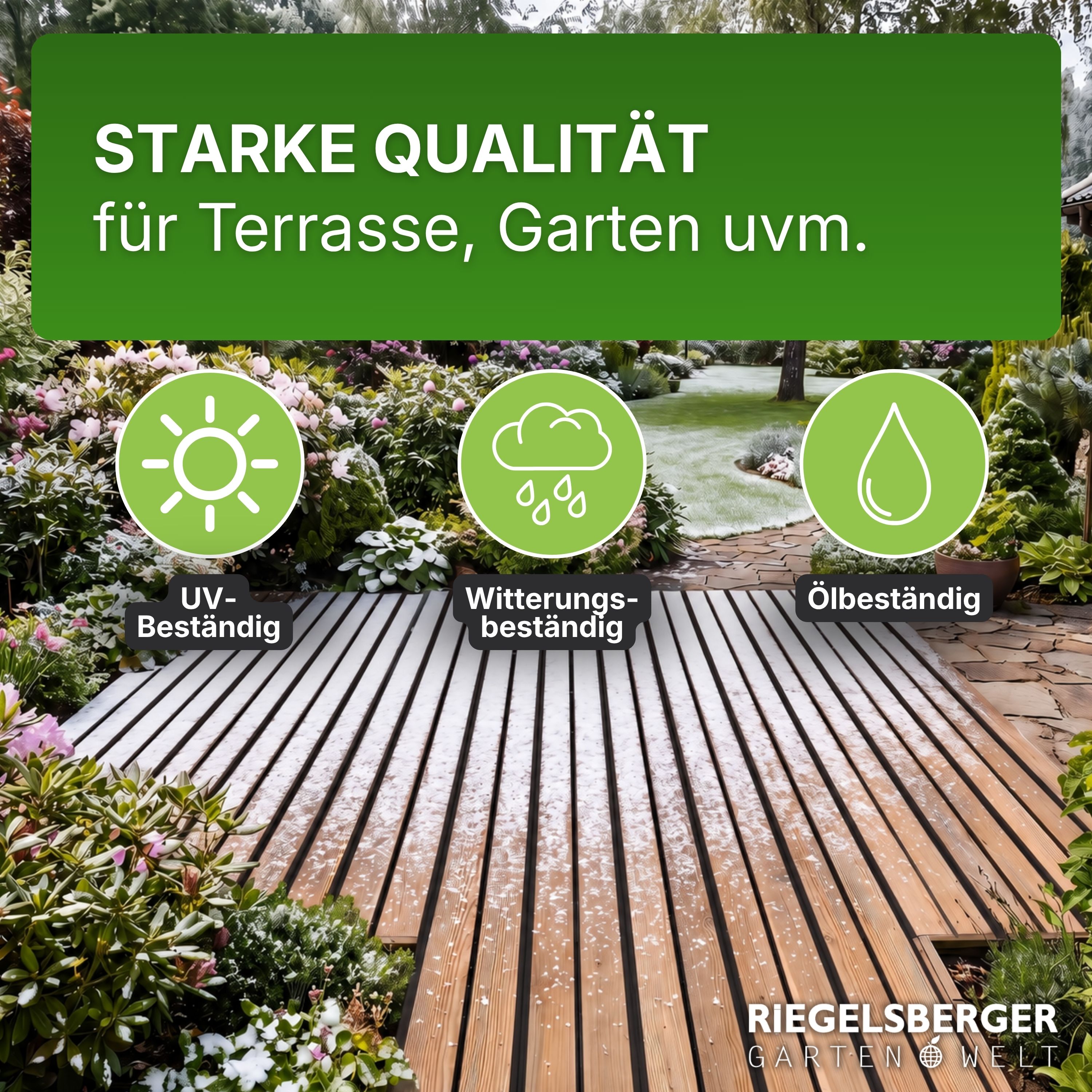 Terrassenfugenband 1 m 5–7 mm schwarz aus TPE