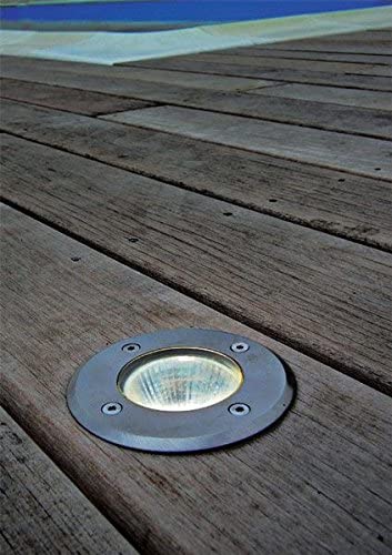 Easy Connect 65202 Einbau-Licht rund max. 20 Watt d=110mm Halogen Terrassen-Einbaustrahler