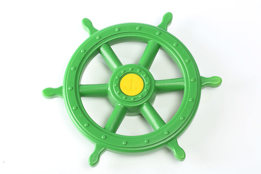 gr2WKVq4ZOAPxVVi Steuerrad XXL Ø 54 cm für Schiff für Kinder mit Drehgeräusch Zubehör für Spielturm