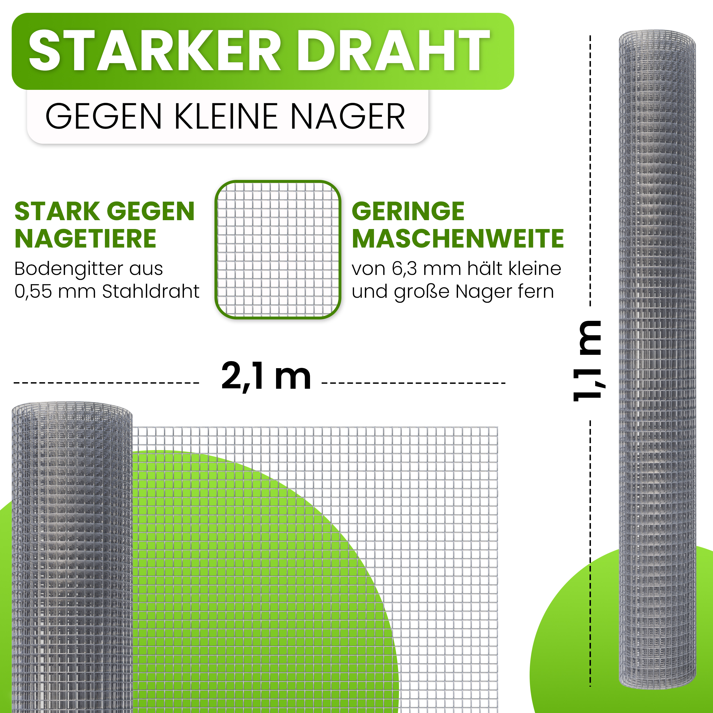 Mausgitter Wühlmausgitter für Hochbeet von Gartenwelt Riegelsberger