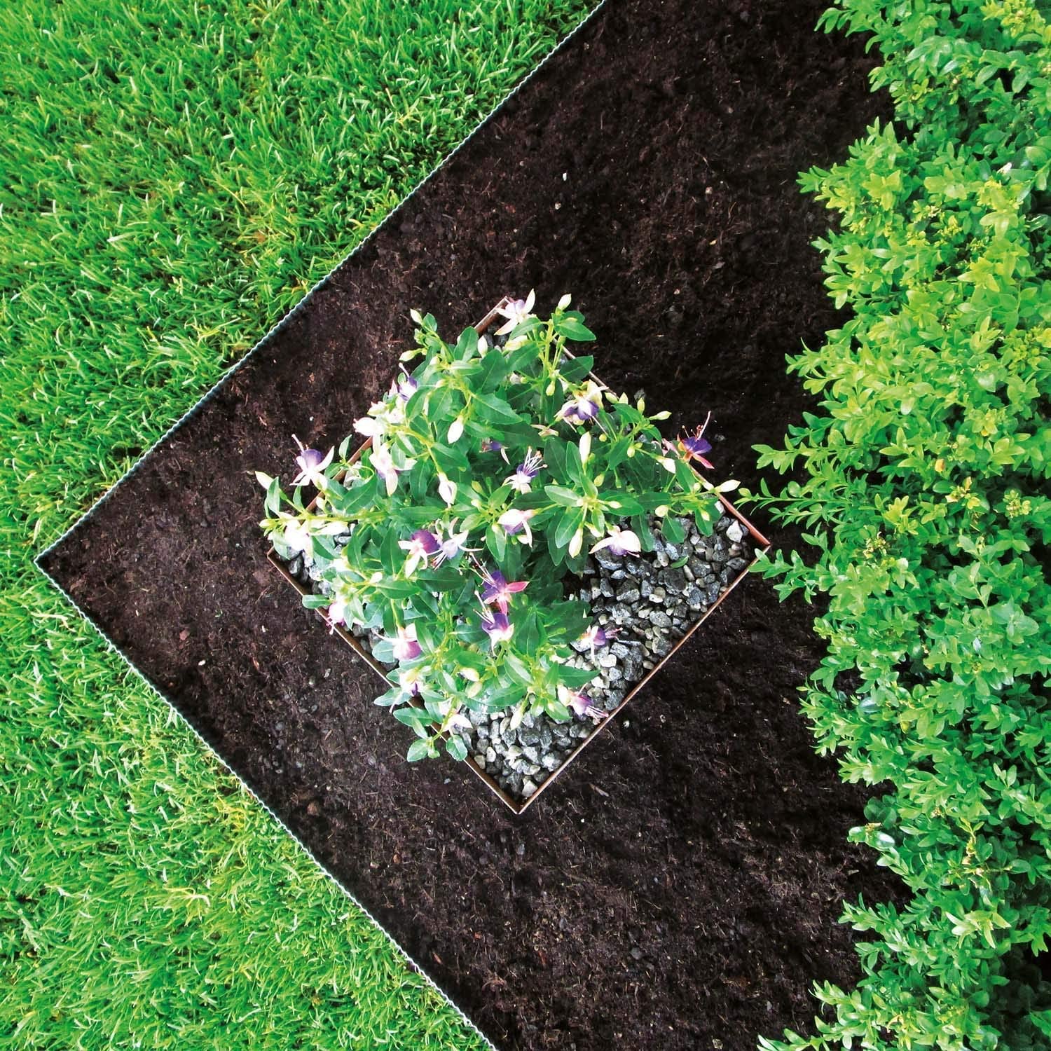40x40_c Rasenkante Kreis Beetumrandung Rasenbegrenzung Beeteinfassung